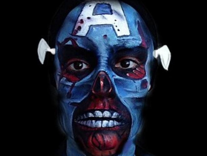 Footage: Make-Up Artist Turns Herself into Monsters, Aliens