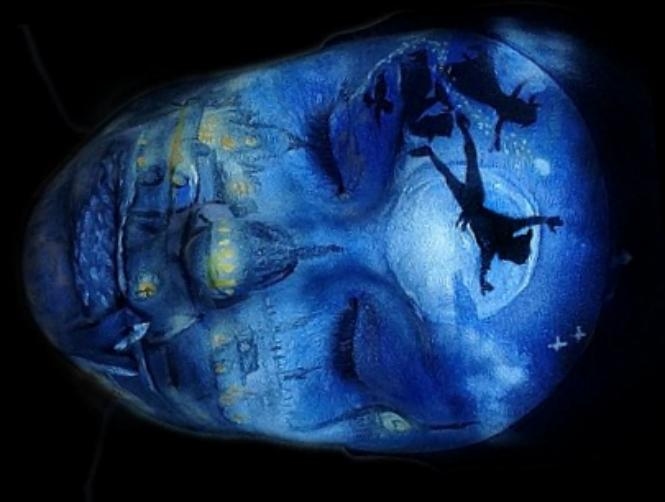 Footage: Make-Up Artist Turns Herself into Monsters, Aliens