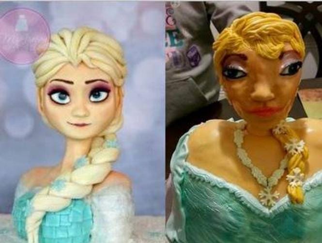 The Truth behind this "Ugly" Elsa Cake