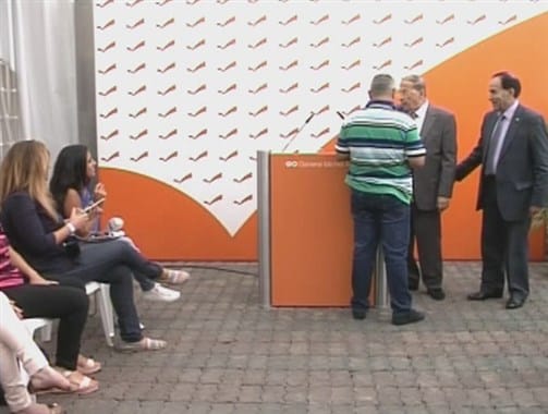 Footage: Aoun Kicks Reporter Out, Curses on Live TV