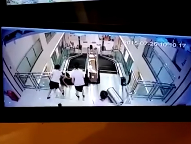 Mother Dies Saving Son from Killer Escalator