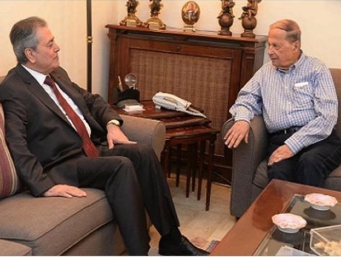 Aoun Meets Syrian Ambassador Ali