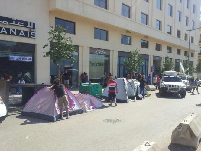 Footage: Riad al-Solh Square Following Yesterday's Clashes