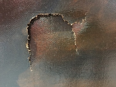 Boy Trips in Museum, Punches Hole through $1.5million Painting 