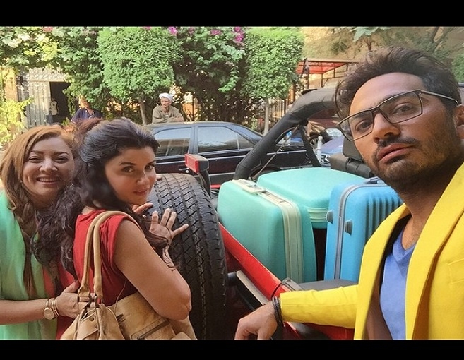 بالصور: كواليس فيلم تامر حسني الجديد