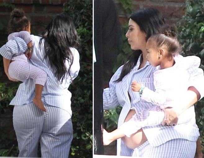 بالصوَر: عائلة كارداشيان تحتفل بملابس النوم