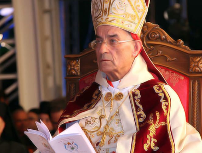 Maronite Patriarch Bechara al-Rahi is holding talks with EU Ambassador to Lebanon Christina Lassen