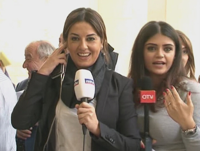 Footage: OTV Reporter Attempts to Take over MTV’s Spot