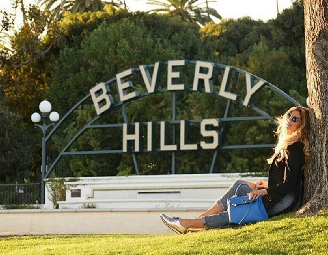 كارلا حداد في Beverly Hills