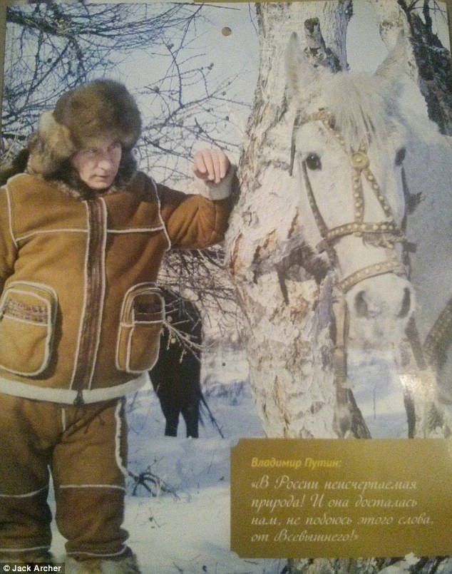 All Year with Vladimir: Hunky President Poses for Wacky New Calendar 