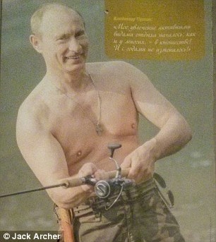 All Year with Vladimir: Hunky President Poses for Wacky New Calendar 