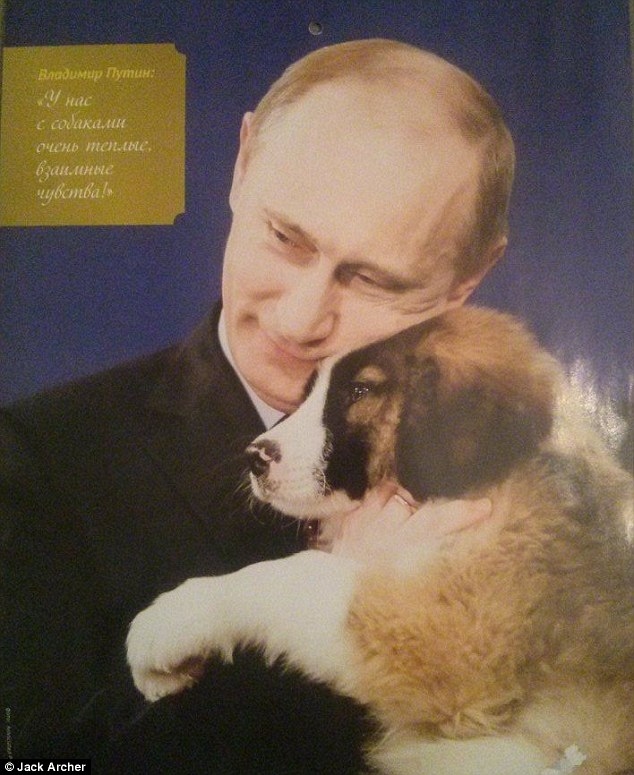 All Year with Vladimir: Hunky President Poses for Wacky New Calendar 