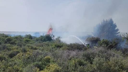 NNA: The enemy deliberately set fire to the forests of Labbouneh, and firefighting teams are working to extinguish it