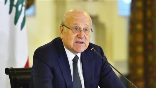 Mikati: A president must be elected for the republic, and while we are trying to provide humanitarian assistance, it is not enough; international humanitarian legitimacy is at risk