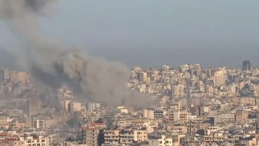 A new airstrike targeted Dahiyeh