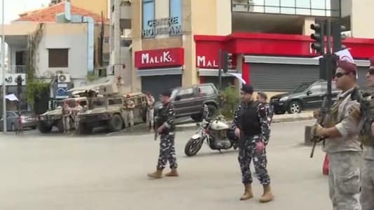 Logistical and security measures are being enforced on the road of Saint George Church in Jbeil, to ensure precautionary measures without any tension or security incidents