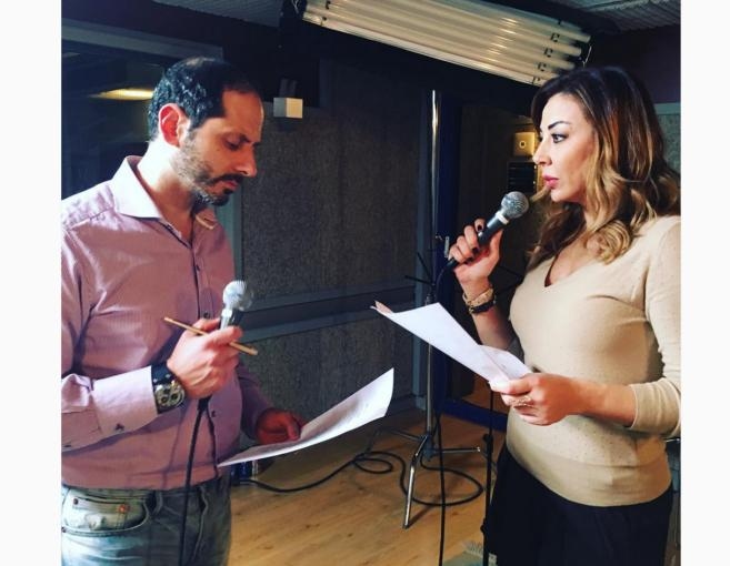 بالصورة: رولا شامية في الإستديو 