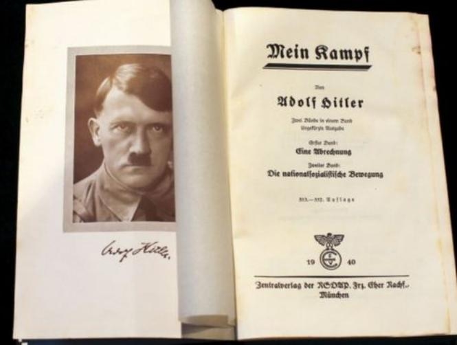 Hitler's Mein Kampf Hits Bookstores For First Time Since WWII