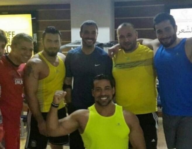 بالصورة: كاظم الساهر في النادي الرياضي