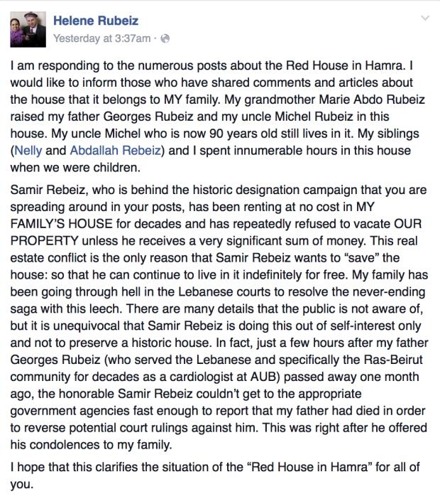 Ras Beirut’s Famous 'Red House' to Be Demolished