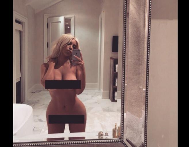 بالصورة: كيم كارداشيان عارية في الحمام  