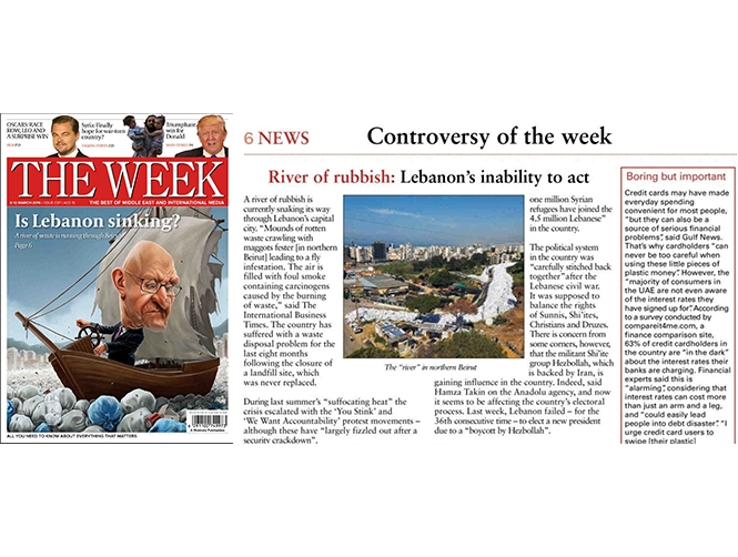 The Week Middle East: Is Lebanon Sinking?