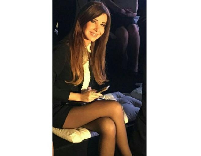 بالصور: إطلالة نانسي عجرم في أسبوع الموضة في دبي