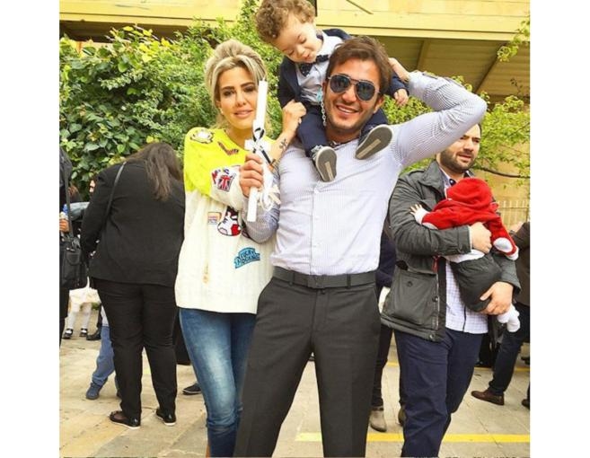 بالصوَر: جويل حاتم تحتفل مع جورج الراسي