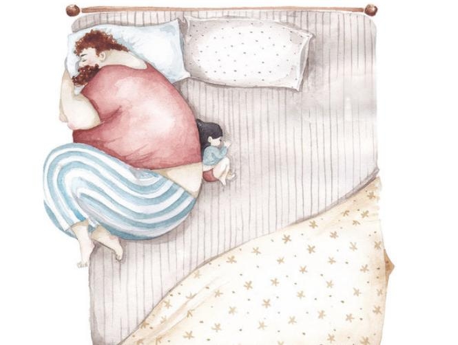 Artist Illustartes The Kind Of Father She Wishes She’d Had