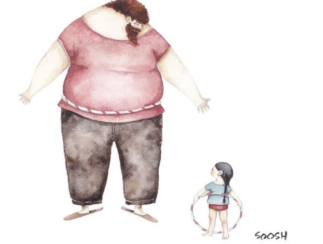 Artist Illustartes The Kind Of Father She Wishes She’d Had