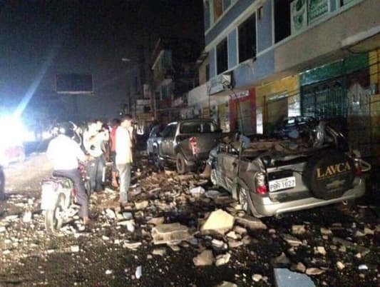 بالصور: زلزال مدمّر يضرب الإكوادور