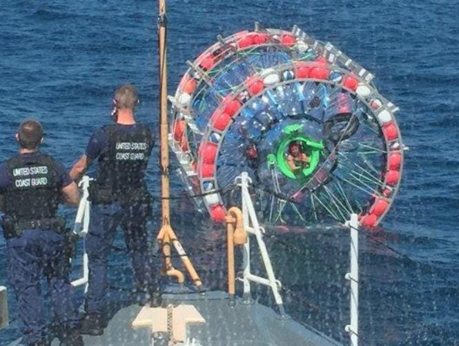 Coast Guard Rescues Man from Bubble Journey to Bermuda