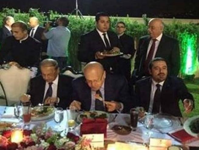 الحريري وعون على مائدة واحدة.. وميقاتي ثالثهما