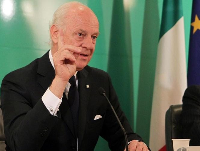 دي ميستورا: هناك تقارير تفيد بنقص حاد في المواد الغذائية بالمعضمية