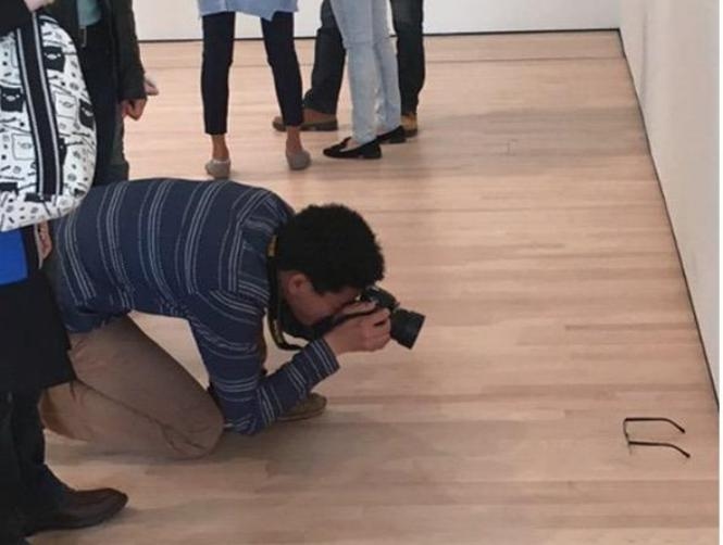 People Mistook A Pair of Glasses Left on the Floor for Museum Art