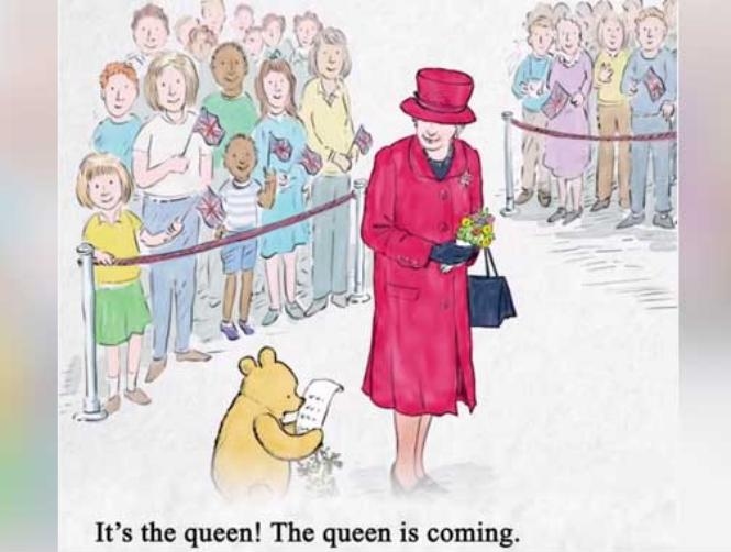 Winnie-the-Pooh Turns 90, Meets Britain's Queen in New Book