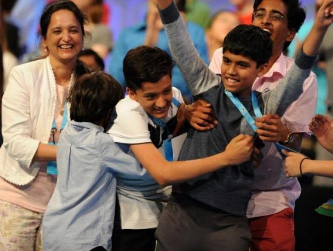 Spellers from Texas, N.Y. state battle to tie in U.S. Spelling Bee
