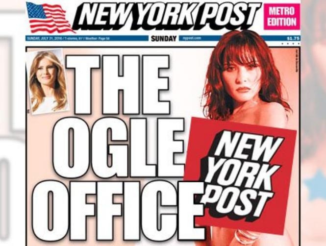 'New York Post' Condemned after Publishing Naked Photos of Trump's Wife