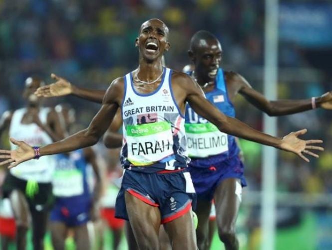 Farah does the double, U.S. clean up