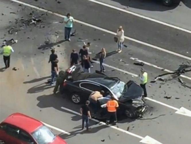 بالصورة: هل نجا بوتين من حادث السيارة؟