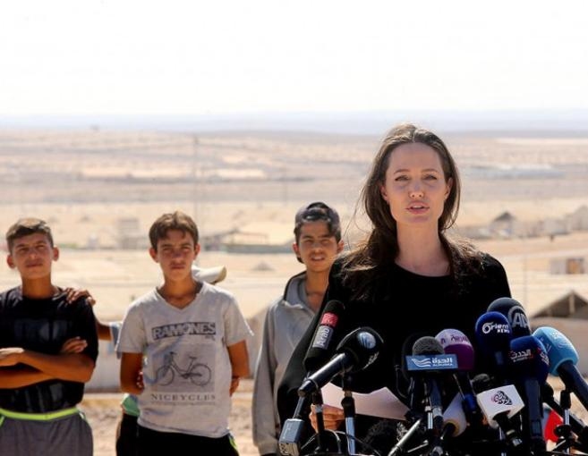 ما قالته أنجلينا في مؤتمرها الأردني