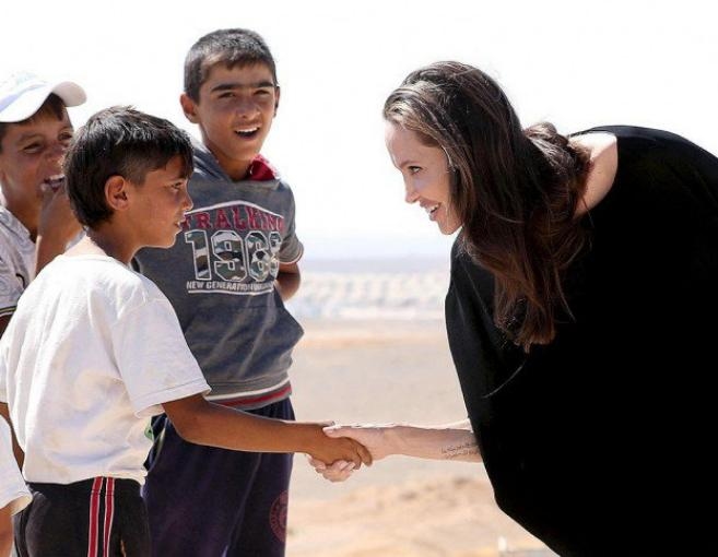 ما قالته أنجلينا في مؤتمرها الأردني