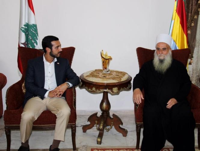 مجيد أرسلان زار الشيخ الغريب وجال في قرى الغرب والشحّار