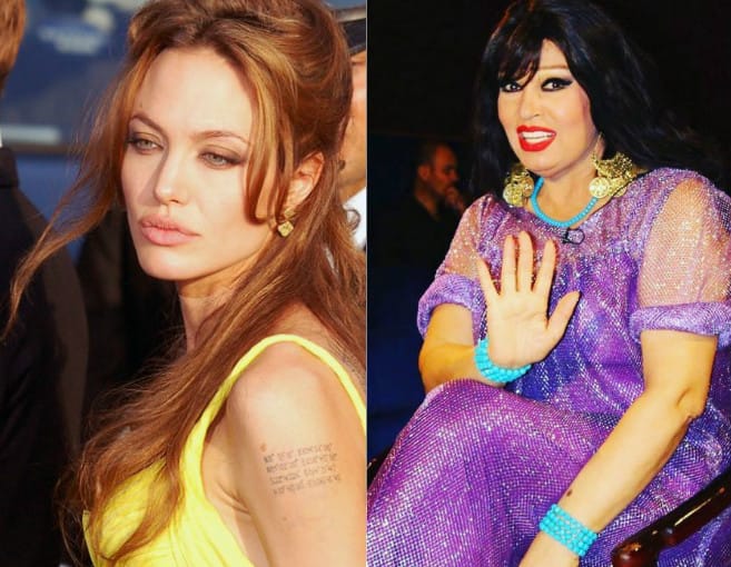 من فيفي عبده الى أنجلينا جولي