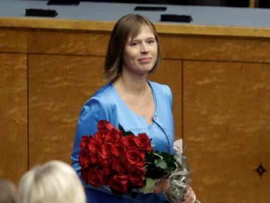 Estonia's parliament elects country's first female president