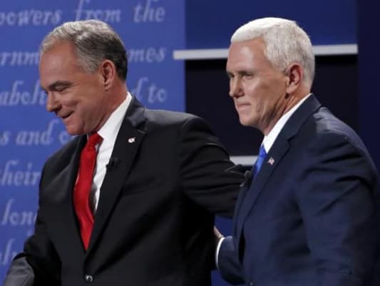 Pence takes harder line than Trump on Russia at contentious VP debate