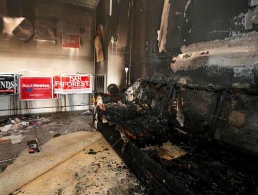 North Carolina offers reward in arson at local Republican office