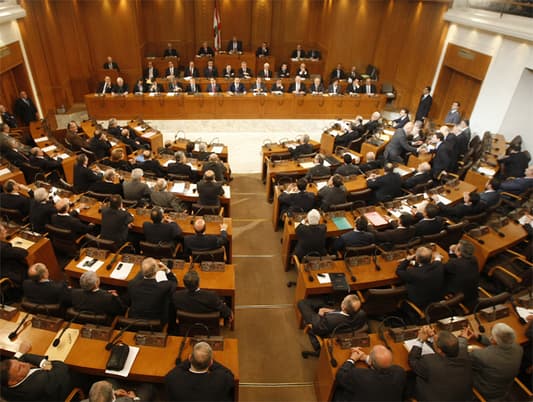 The legislative session at the Parliament is currently underway in the absence of Aoun, Frangieh, Hariri and Jumblatt  