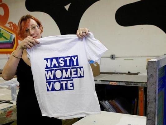 "Nasty Woman" T-shirts Bid to Turn the Tables on Trump