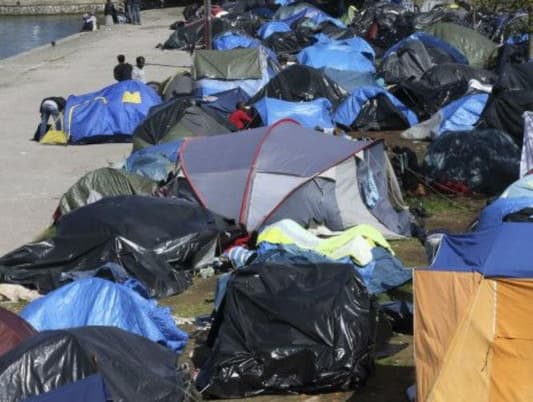 Reuters witness: Large fire visible in northern part of Calais 'Jungle'